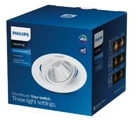Vestavné svítidlo Philips Pomeron Dim 070, 5W, neutrální bílá bílé

 obrázek produktu 2 z 2