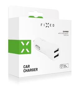 Adaptér do auta FIXED 2x USB, 15W Smart Rapid Charge bílý

 obrázek produktu 2 z 2