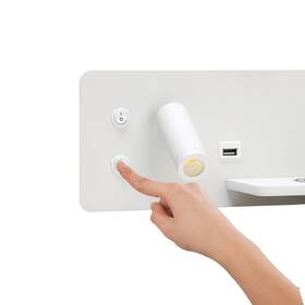 Bodové svítidlo IMMAX LED Be PREPARE 4v1 s Qi nabíjením, USB, varianta pravá bílé

 obrázek produktu 4 z 9