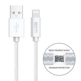 Kabel WG Lightning / USB-A, 20 cm, oplétaný bílý

 obrázek produktu 2 z 3