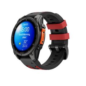 Řemínek Cubenest Premium Silicone Garmin QuickFit Band 26mm černý/červený

 obrázek produktu 2 z 5