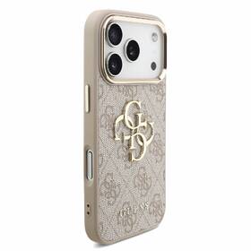 Kryt na mobil Guess PU 4G Metal Logo Strap na Apple iPhone 18 Pro růžový

 obrázek produktu 5 z 7