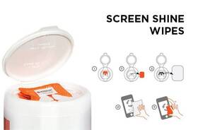Čistící ubrousky WHOOSH Screen Shine – 70 ks 

 obrázek produktu 3 z 5