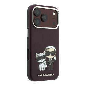 Kryt na mobil Karl Lagerfeld PU Semi Wrap Smooth Sketch Bodies Magsafe na Apple iPhone 18 Pro Max vínový

 obrázek produktu 4 z 6