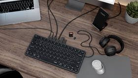 Klávesnice Rapoo UCK-6001 s USB-C multiport hubem 8v1, CZ/SK layout šedá

 obrázek produktu 9 z 10