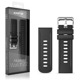 Řemínek Aligator 22AW0003, silikonový 22mm černý

 obrázek produktu 1 z 2