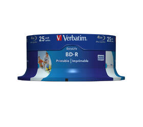 Disk Verbatim BD-R SL 25GB, 6x, 25-cake 

 obrázek produktu 1 z 1