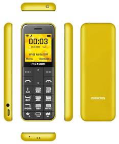 Mobilní telefon MaxCom Classic MM111 žlutý

 obrázek produktu 3 z 4