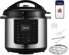 Multifunkční tlakový hrnec Concept CK8001 černý/nerez

 obrázek produktu 1 z 17
