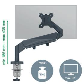 Držák Leitz Ergo na 1 monitor 17" až 32", nosnost 9 kg šedý

 obrázek produktu 1 z 7