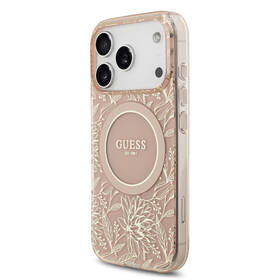 Kryt na mobil Guess IML Flowers Allover Strap MagSafe na Apple iPhone 17 Pro růžový

 obrázek produktu 1 z 7