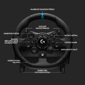 Volant Logitech G923 Racing Wheel and Pedals pro Xbox One/Series a PC 
