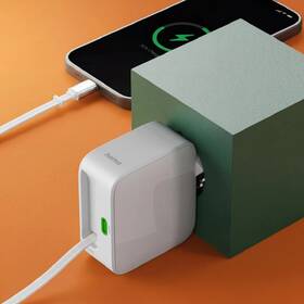 Nabíječka do sítě Hama GaN 2x USB-C, 30 W, navíjecí kabel bílá

 obrázek produktu 5 z 5