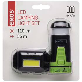 Čelovka EMOS Sada LED čelovky a kempingové LED svítilny 

 obrázek produktu 1 z 2