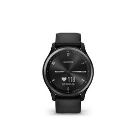 Chytré hodinky Garmin vívomove Sport - Slate / Black Silicone Band 

 obrázek produktu 2 z 7