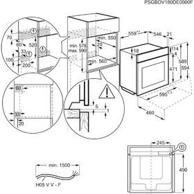 Trouba AEG BPE742380M nerez
