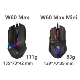 Myš A4Tech W60 Max Mini černá

 obrázek produktu 15 z 15