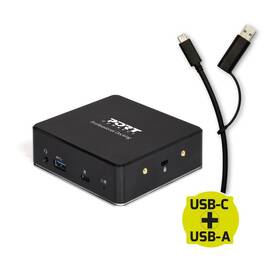 Dokovací stanice PORT CONNECT 8v1 USB-C, USB-A, dual video, HDMI, Ethernet, audio, USB 3.0 černá

 obrázek produktu 9 z 9