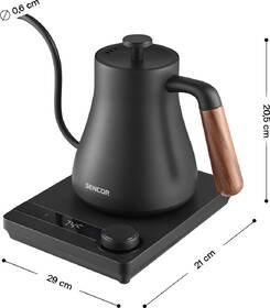 Rychlovarná konvice Sencor SWK 2828BK, 0,6 l černá

 obrázek produktu 1 z 15