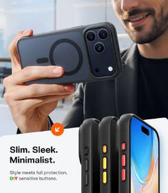 Kryt na mobil Torras Guardian Magnetic na Apple iPhone 17 Pro Max černý

 obrázek produktu 3 z 8