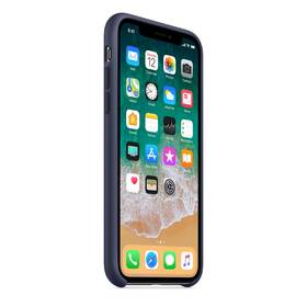 Kryt na mobil Apple Silicone Case pro iPhone X - půlnočně modrý 
