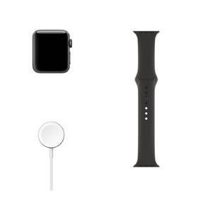 Chytré hodinky Apple Watch Series 3 GPS 38mm pouzdro z vesmírně šedého hliníku - černý sportovní řemínek 

 obrázek produktu 4 z 4