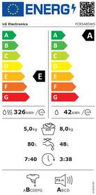 Pračka se sušičkou LG FCR5A85WS bílá barva
