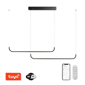 Závěsné svítidlo IMMAX NEO LITE PATTINI SMART, dvojité, 56W, BEACON, Wi-Fi, Tuya černé

 obrázek produktu 2 z 10