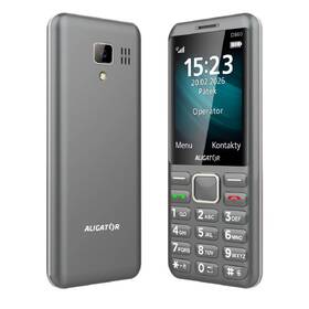 Mobilní telefon Aligator D860 Dual SIM šedý

 obrázek produktu 7 z 8