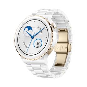 Chytré hodinky Huawei Watch GT3 Pro 43 mm - Gold Bezel White Ceramic Case + White Ceramic Strap 

 obrázek produktu 1 z 6