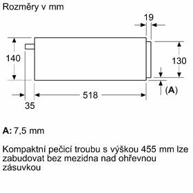 Ohřevná zásuvka Bosch BIC7101B1 černá barva
