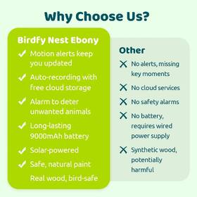 Ptačí budka Birdfy Ebony s kamerou (AI předplatné) 

 obrázek produktu 8 z 8