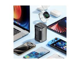 Nabíječka do sítě Essager 67W, GaN, 2x USB-C, 2x USB-A černá

 obrázek produktu 5 z 7