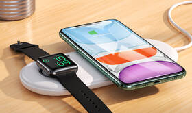 Bezdrátová nabíječka USAMS CD119 pro telefony + Apple Watch bílá

 obrázek produktu 5 z 8