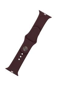 Řemínek FIXED Silicone Strap na Apple Watch 42/44/45/49 mm - kakaový 

 obrázek produktu 1 z 3