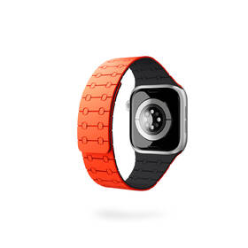 Řemínek Epico Magnetic+ Silicone na Apple Watch SE (44mm)/Series 1-9 (42/44/45mm) 10-11 (46mm)/Ultra (49mm) oranžový

 obrázek produktu 2 z 3
