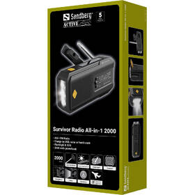 Radiopřijímač Sandberg Survivor Radio All-in-1 2000 černý

 obrázek produktu 9 z 9