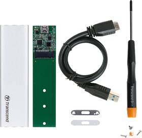 Externí rámeček Transcend CM80, M.2 SATA SSD typ 2242/2260/2280, USB 3.0/USB-C stříbrný

 obrázek produktu 5 z 6