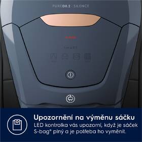 Podlahový vysavač Electrolux PD82-8DB modrá barva
