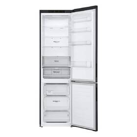 Chladnička s mrazničkou LG GBP62MCNAC černá barva
