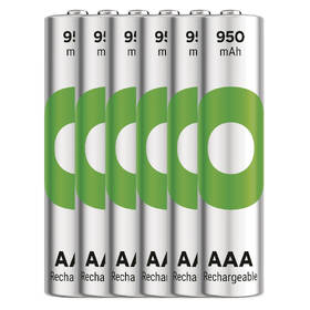 Baterie nabíjecí GP ReCyko 950 AAA (HR03), 6 ks 

 obrázek produktu 1 z 2
