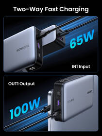 Powerbanka UGREEN 20000 mAh 100W šedá

 obrázek produktu 8 z 8