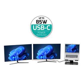 Dokovací stanice PORT CONNECT 2v1 USB-C Notebook Stand, 2x4K černá

 obrázek produktu 7 z 10
