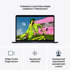 Notebook Apple CTO 13" M5 10× CPU 10× GPU, 32 GB, 2 TB - temně inkoustový CZ 

 obrázek produktu 4 z 8