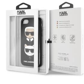 Kryt na mobil Karl Lagerfeld Karl and Choupette Hard Case na iPhone 8 černý

 obrázek produktu 3 z 3