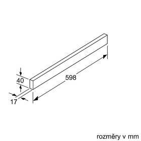 Dekorační lišta Bosch DSZ4685 

 obrázek produktu 2 z 2