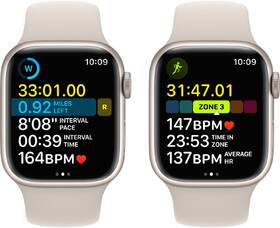 Chytré hodinky Apple Watch Series 8 GPS + Cellular 41mm pouzdro z hvězdně bílého hliníku - hvězdně bílý sportovní řemínek 

 obrázek produktu 6 z 8