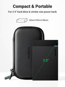 Pouzdro na HDD UGREEN Small Size černé

 obrázek produktu 4 z 11