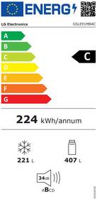 Americká lednice LG GSLE91MBAC stříbrná

 obrázek produktu 1 z 17