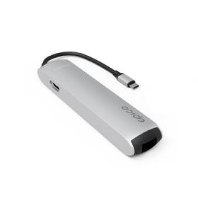 USB Hub Epico 6in1 Slim 8K USB-C/1× USB-C, HDMI, 3× USB 3.0 stříbrný

 obrázek produktu 3 z 5